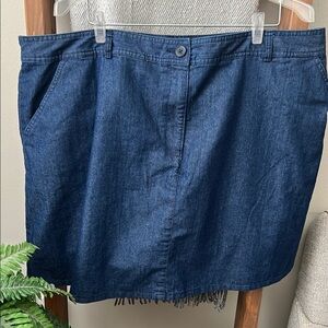 White Stag Denim Women's Skort, 22W, New Condition